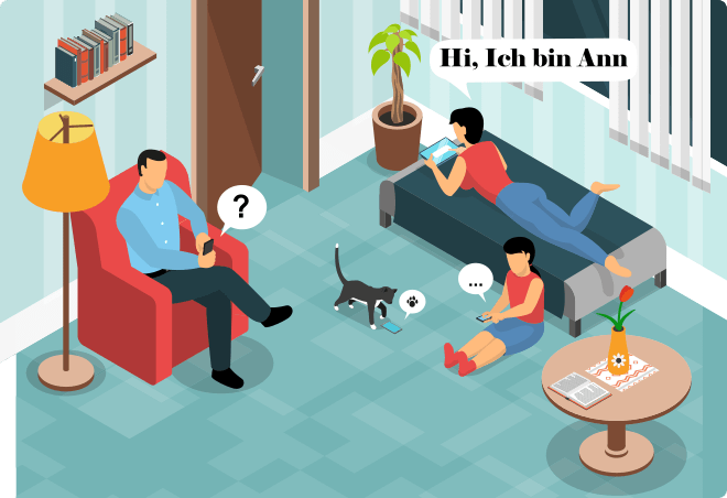 German classes at home