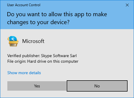 Allow installation if asked 