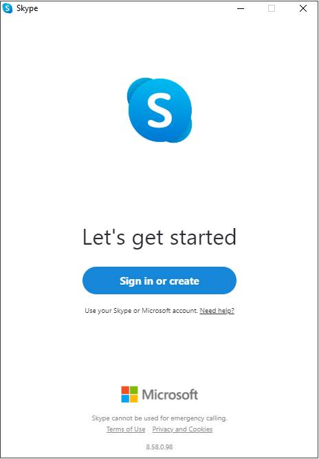 skype web installer